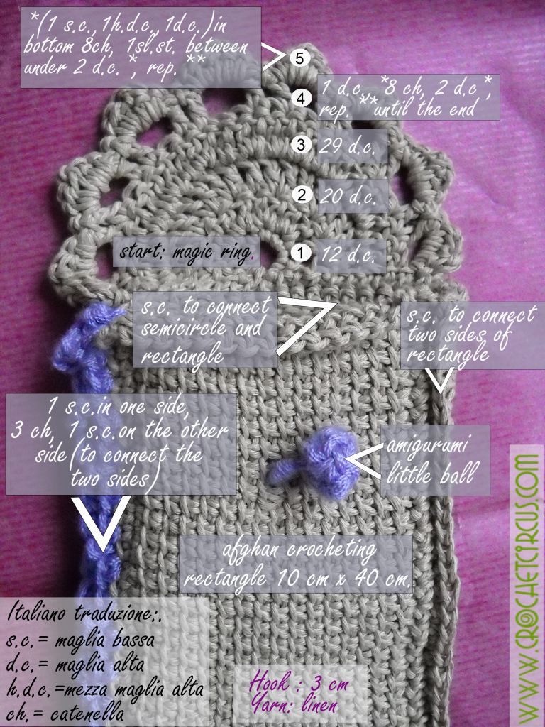 Tunisian Crochet The Sunglasses Holder Gift Crochetcircus